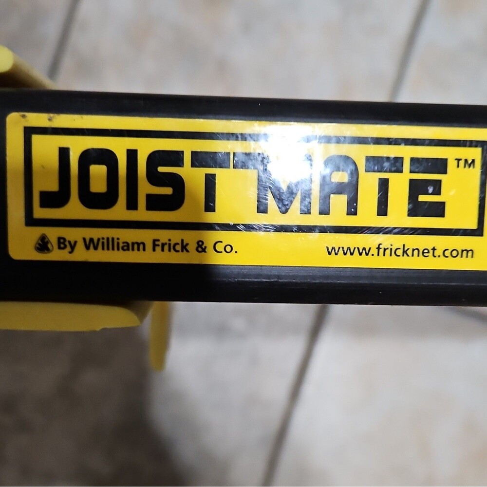 William Frick & Co. Joist Mate Threshold Ramp Anti-Slip Plastic 24x16 Black/Yel… - Picture 3 of 8